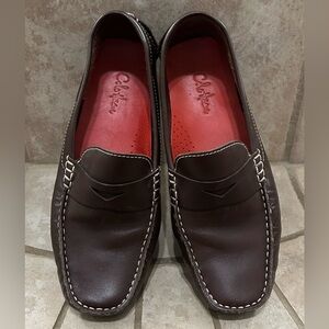 Cole Haan Brown Leather Penny Loafers Womens Sz 7 Drivers Classic Everyday Wear
